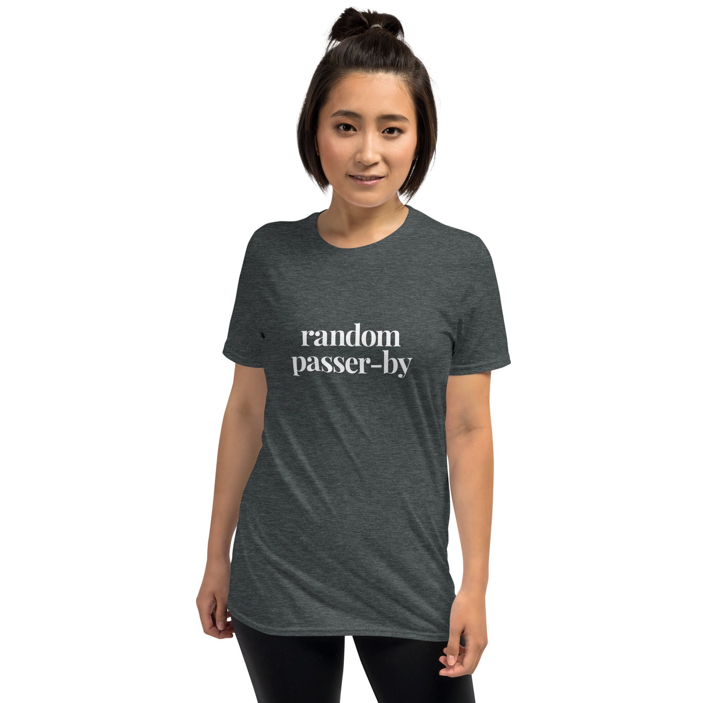 Random Passer-by (English) - Black/Navy/Dark Grey Tee