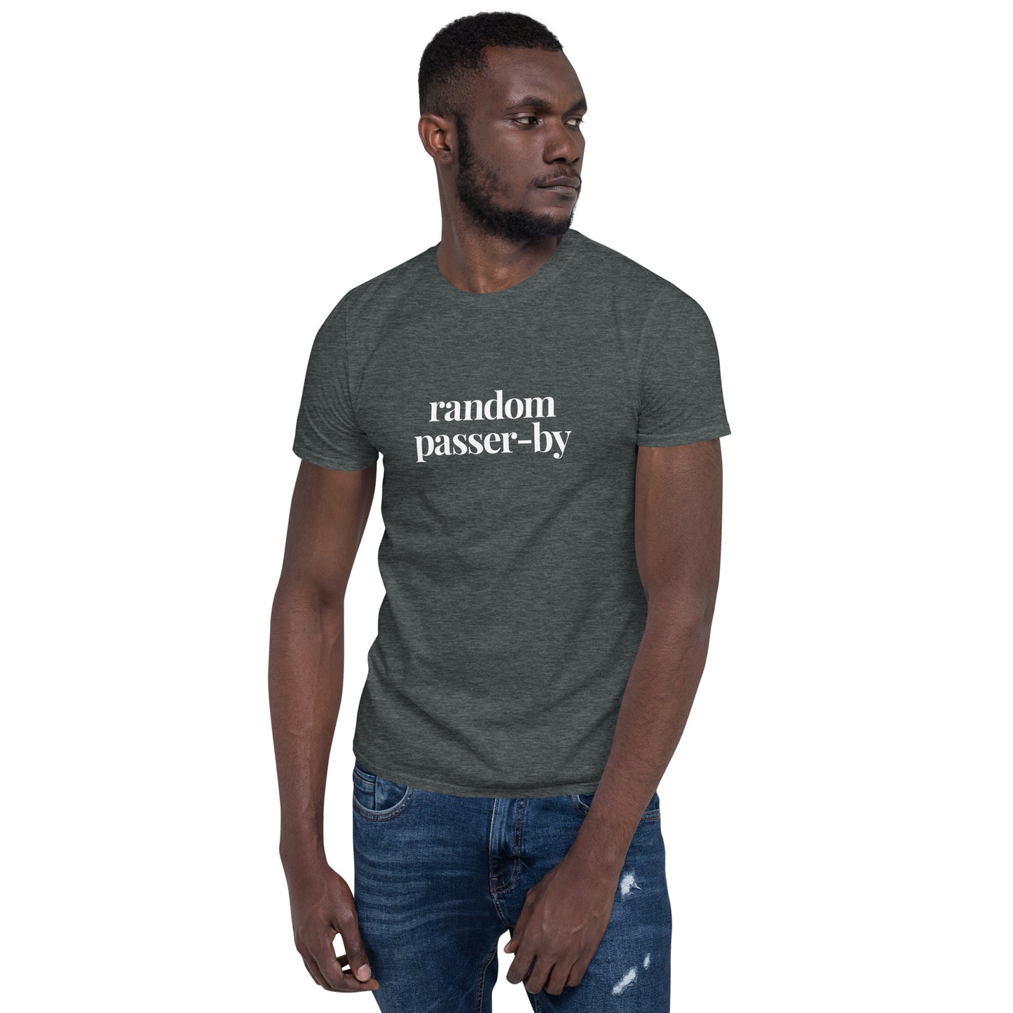 Random Passer-by (English) - Black/Navy/Dark Grey Tee