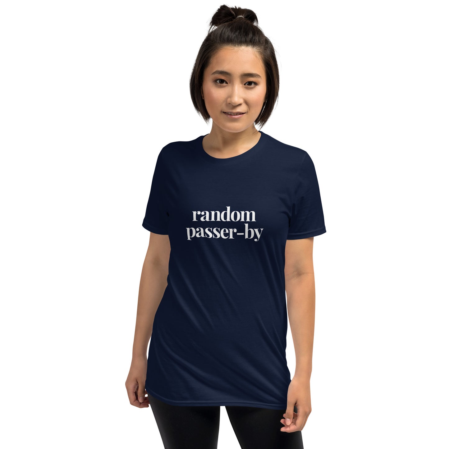 Random Passer-by (English) - Black/Navy/Dark Grey Tee