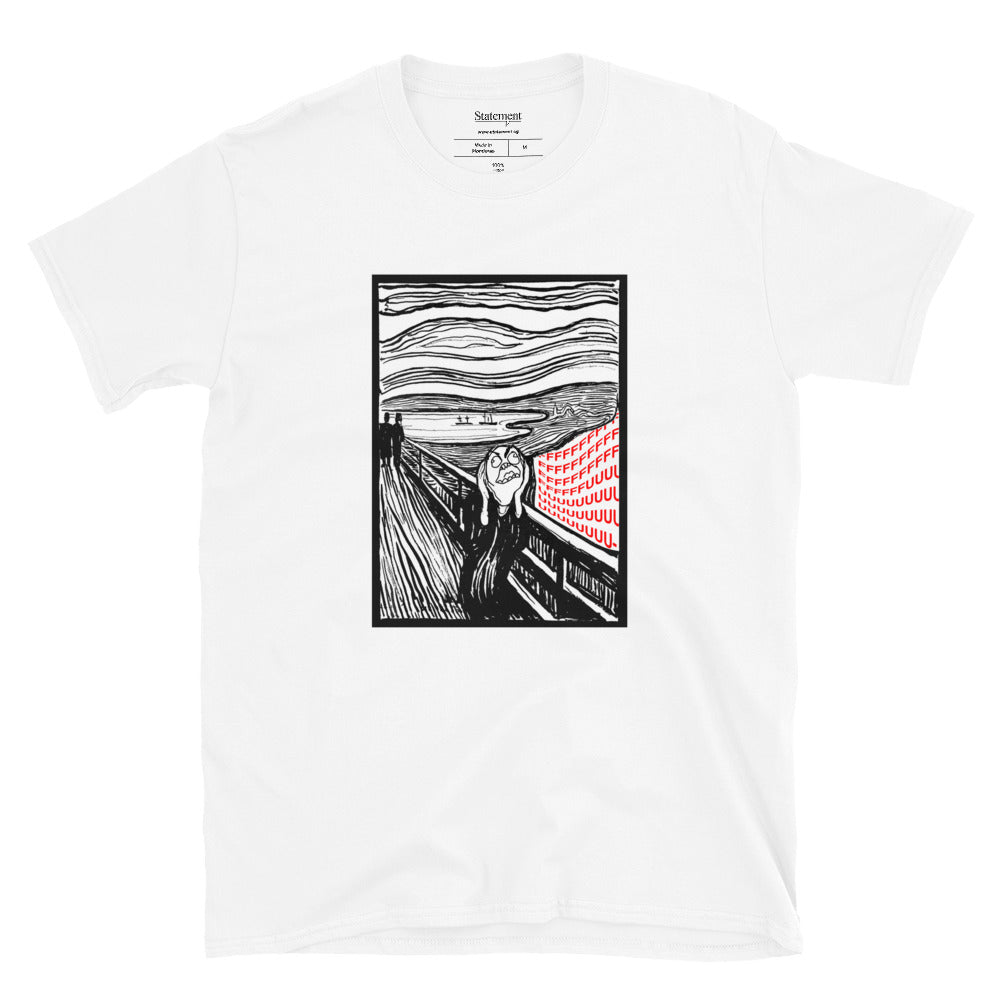 Raging Screamer - White/Grey Tee