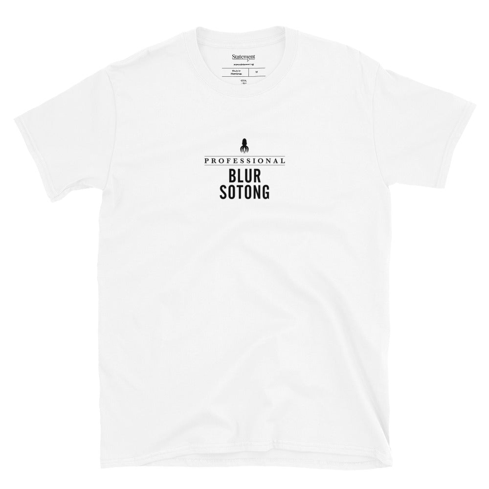 Professional Blur Sotong - White Tee