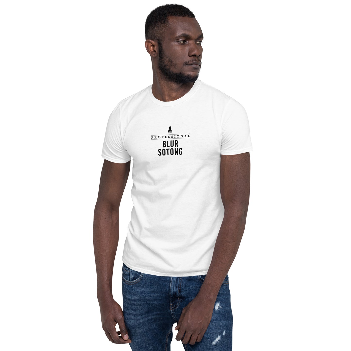 Professional Blur Sotong - White Tee