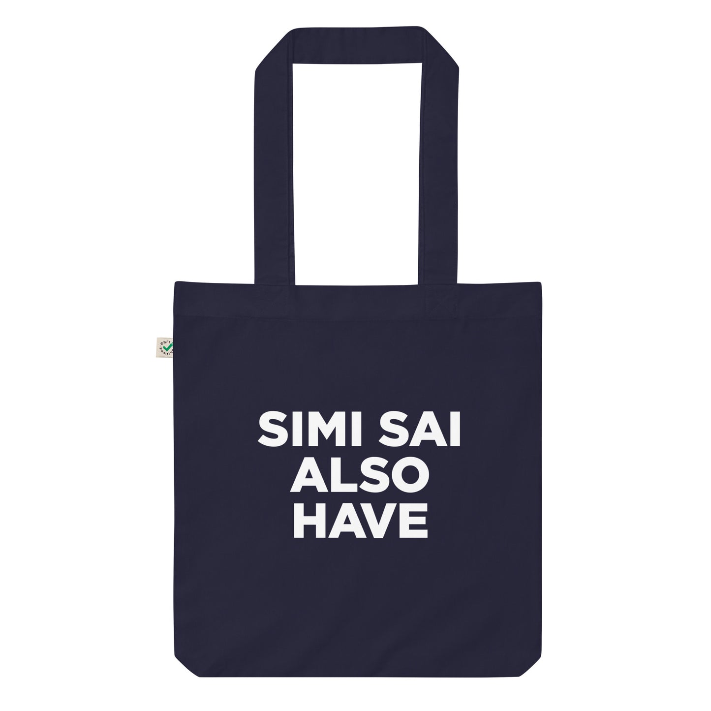 Simi Sai Also Have - Navy Blue Tote