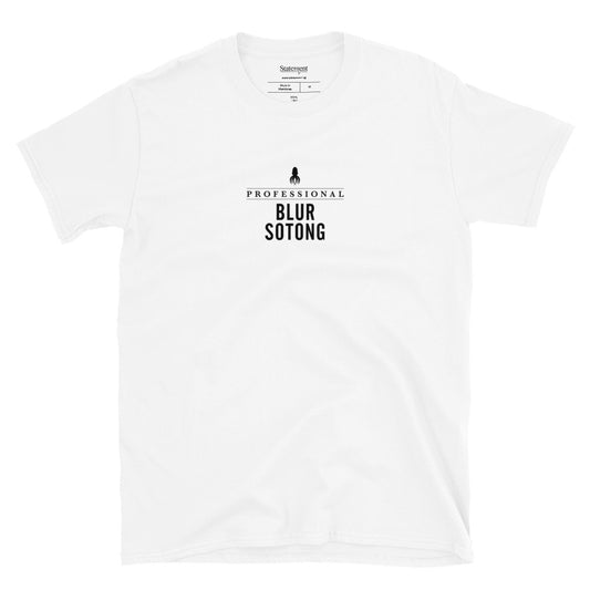 Professional Blur Sotong - White Tee